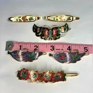 Vintage | Accessories | Vintage Cloisonne Enamel Butterfly  display picture 3